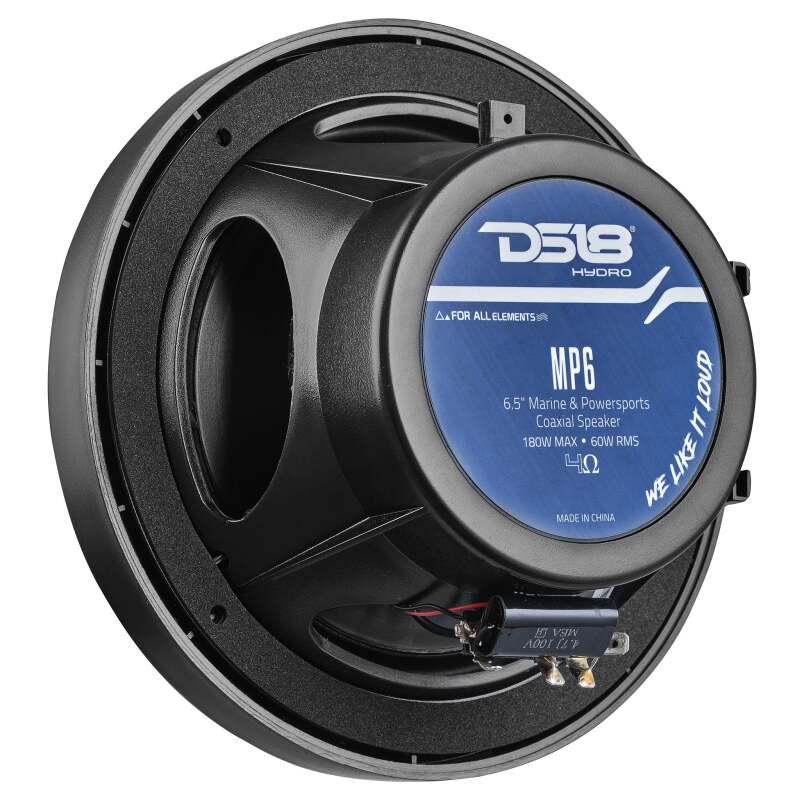 DS18 6.5in 2-Way 60 Watts RMS 4ohm Black