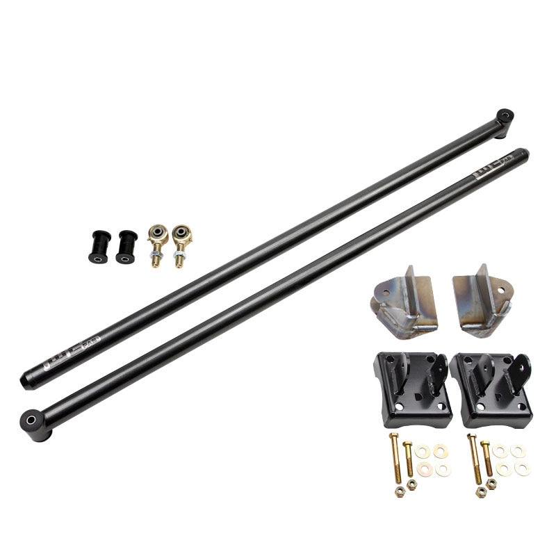 Wehrli 2011-2022 Ford Power Stroke RCLB/CCSB/SCSB 60in Traction Bar Kit - Cat Yellow