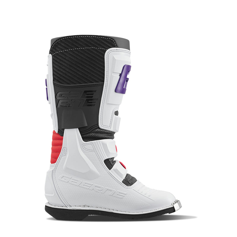 Gaerne GXJ Boot White/Red/Purple Size Youth - 5