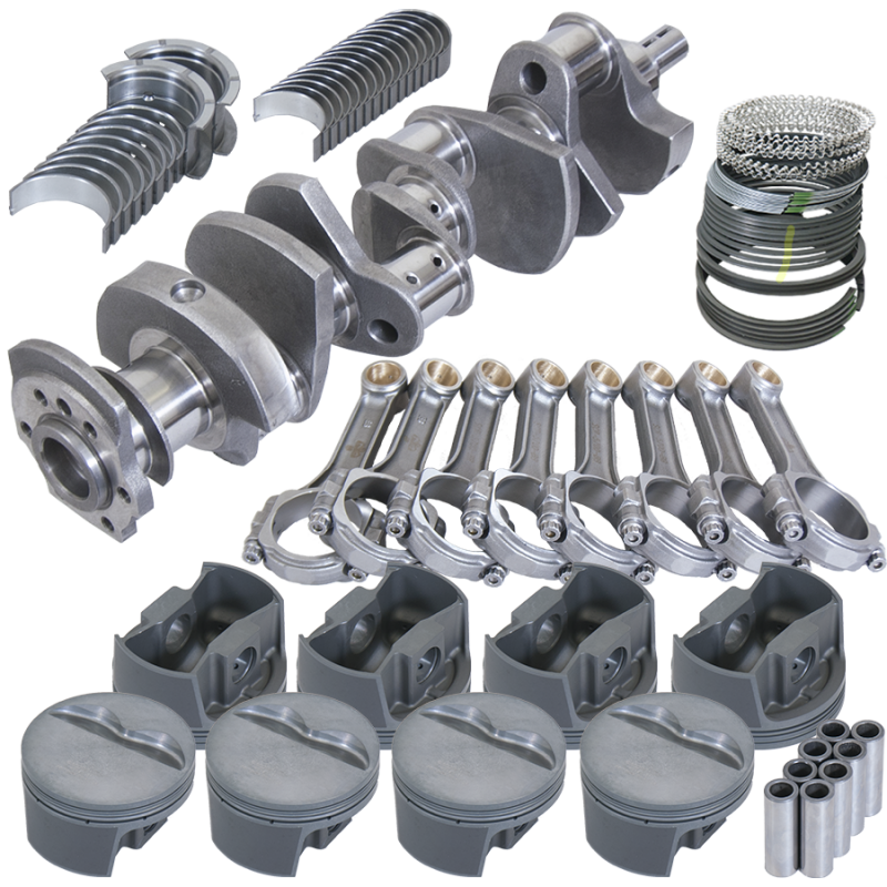 Eagle Chevy LT1350 1Pc 3.750in Crank 5.700in I-Beam Rods -5cc 4.060in Pistons Rotating Assembly