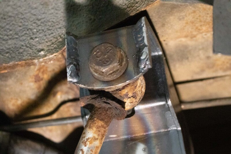Rustbuster Rear Shock Mount Right Side
