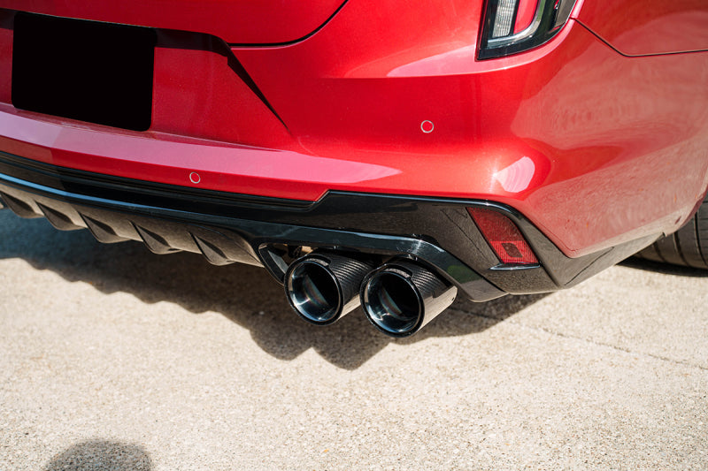 Corsa 22-25 Cadillac CT4 V Blackwing 3in Active Valve Axle-Back - 4.5in Carbon Fiber Black Tip