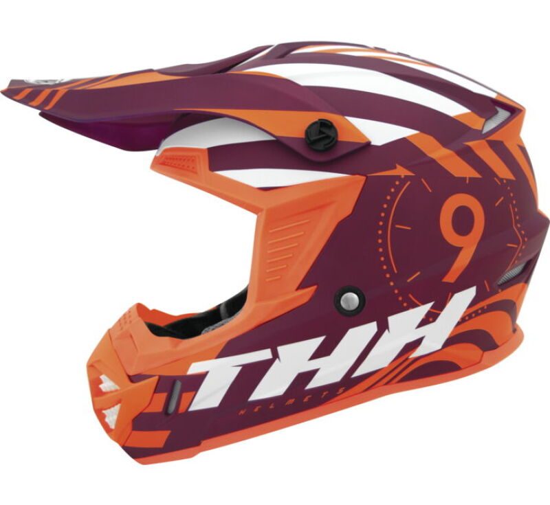 THH Helmets T730X Twister Purple/Orange - XL