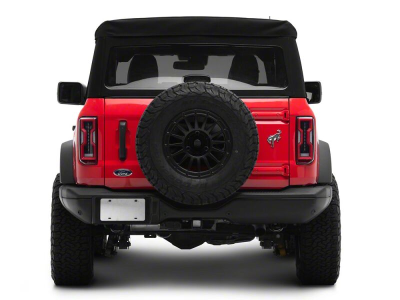 Raxiom 21-26 Ford Bronco Axial Series LED Tail Lights- Black Housing- Clear Lens