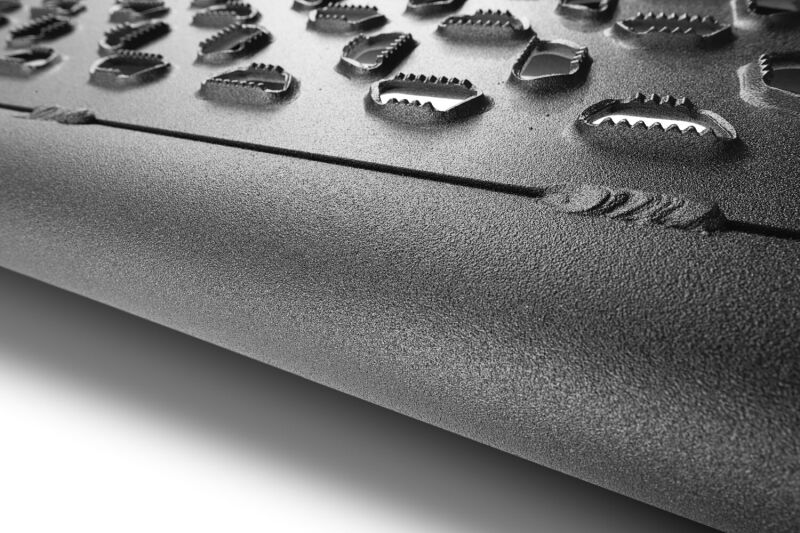 RealTruck 18-26 Jeep Wrangler JL 2 Door Growler Sport Running Boards - Textured Black
