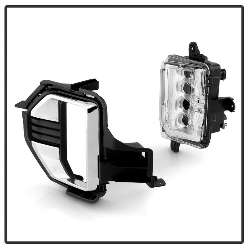 Spyder 21-22 GMC Canyon OEM LED Fog Lights w/Switch - Clear (FL-GCAN21-LED-C)
