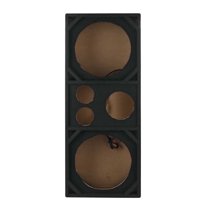 DS18 Ported Enclosure 2x 12in Mids 2x 3.6in Tweeters & 1 x 5.7in Horn Diffuser -Black Carpet