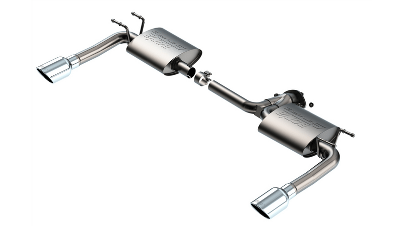 BORLA 11982 Exhaust system Axle-Back 2.25", 2" S-TYPE S RD RL AC SR Tip: 4" RD X 8" for MAZDA 3 2.5L 4 Cyl 2019-2023 Photo-1 