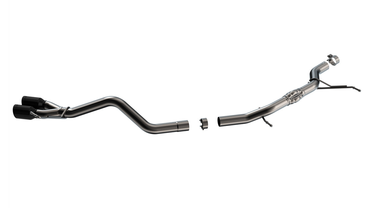 BORLA 140938BC Cat-Back Exhaust System S-TYPE 2.50", S TIP 3.50" Black Chrome, T-304 Stainless Steel for FORD Maverick 2.0L 2022-2023 Photo-1 