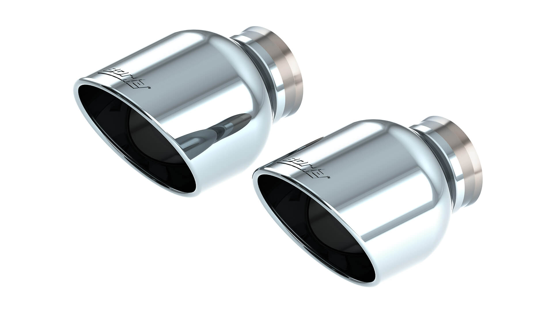 BORLA 60729 Exhaust optional tips (pair) - 5" OUTLET BRIGHT CHROME for CHRYSLER 300C 2023/ DODGE CHARGER '15-'24 Photo-1 