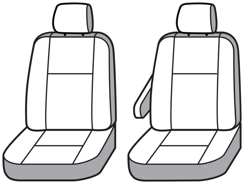 Covercraft 18-22 Dodge Ram ProMaster Endura Waterproof SeatSaver Front Row Seat Covers-Taupe