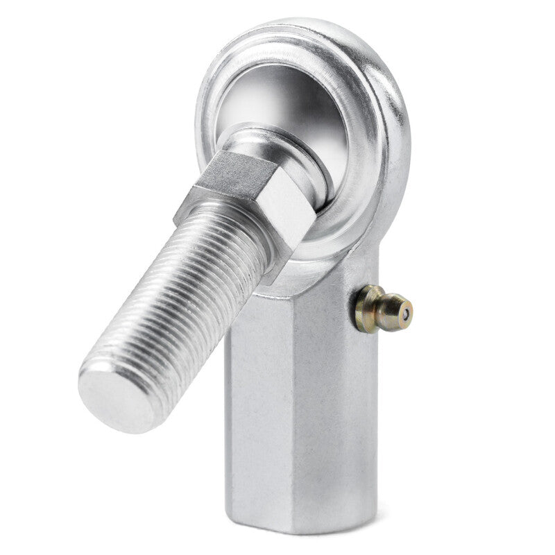 QA1 C Series 2-Pc Rod End - Female/Right Hand - .75in Bore x 3/4-16 w/Stud & Zerk - Carbon Steel
