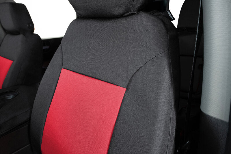 Covercraft 22-24 Chevrolet Silverado Endura PrecisionFit Custom Front Row Seat Covers - Red/Black