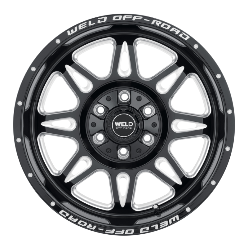 Weld Cheyenne W132 Series 22x9 / 6x135 BP / 5.00 BS - Gloss BLK MIL