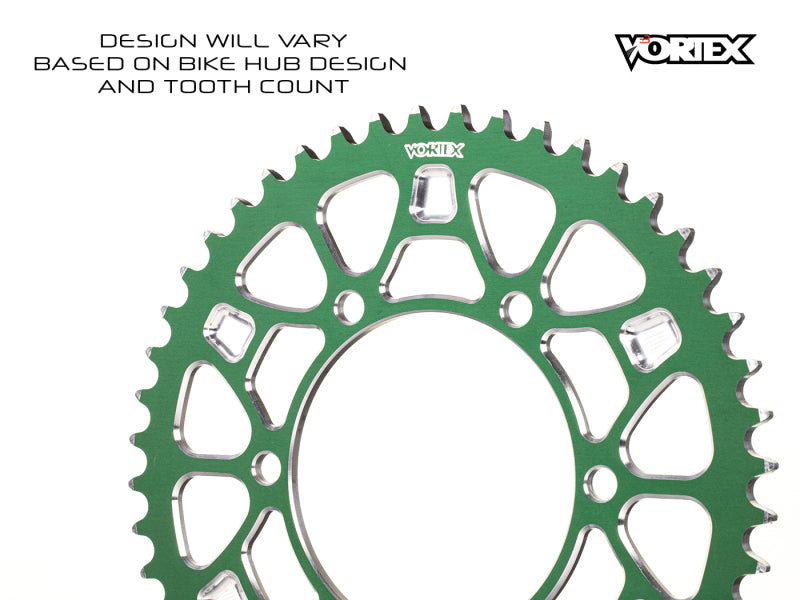 Vortex Racing V4 44 Tooth 520 Sprocket Use w/ 3766 Front - Green