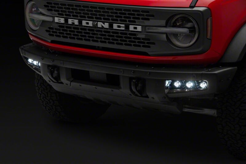 Raxiom 21-26 Bronco Tri-Glo Bumper Mounted LED Fog Light Kit