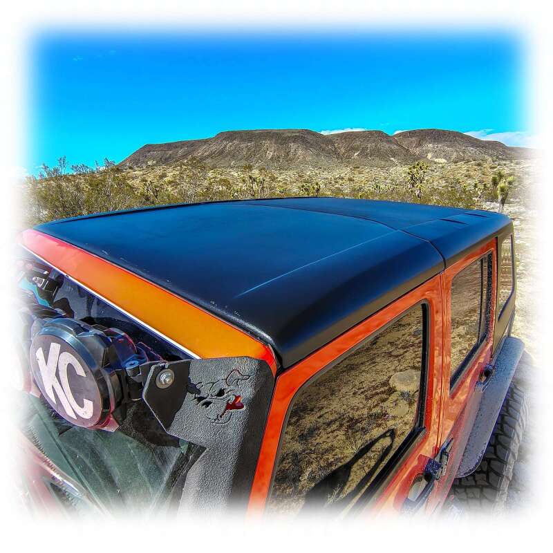 Turn Offroad 2007-2018 Jeep JK 4 Door Fastback Hardtop 2 Piece Primer (Paintable)