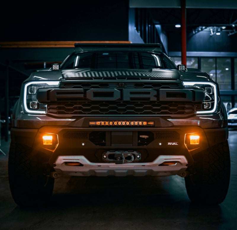 RIVAL 24-26 Ford Ranger Raptor Front Aluminum Bumper w/Winch Mount and Recovery Points