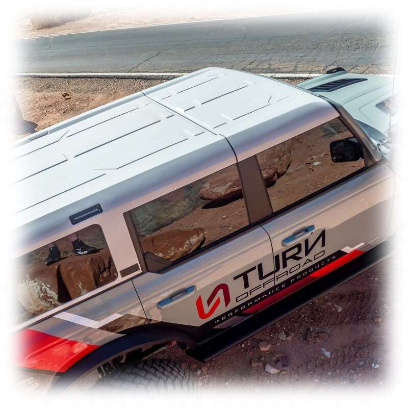 Turn Offroad 21-26 Ford Bronco Hard Top (4 Door) White/Black Foam Headliner/Wiper & Defrost