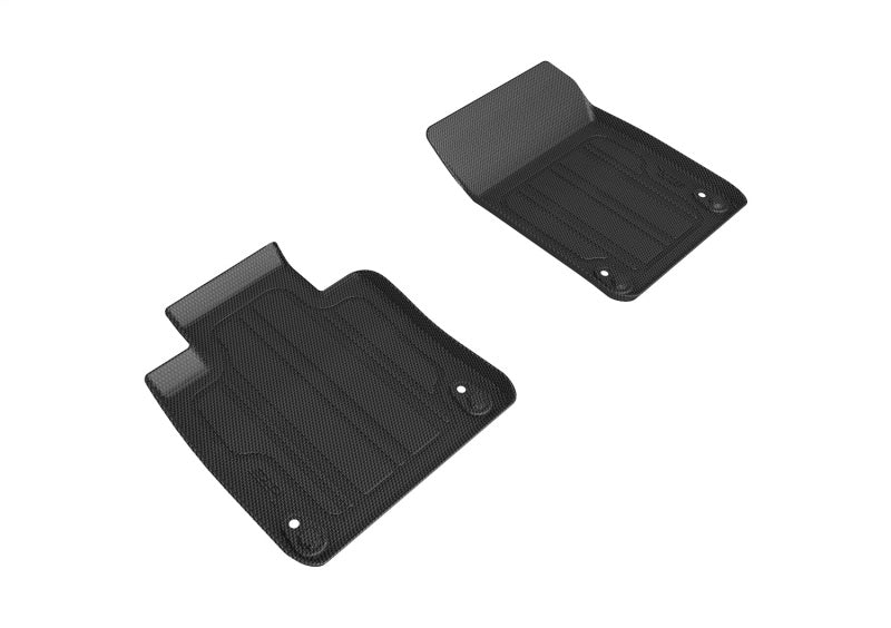 3D MAXpider 18-24 Volvo XC60 T5/T6 Kagu 1st Row Floor Mat (Use w/ PN L1VV02504609) - Black (2pc)