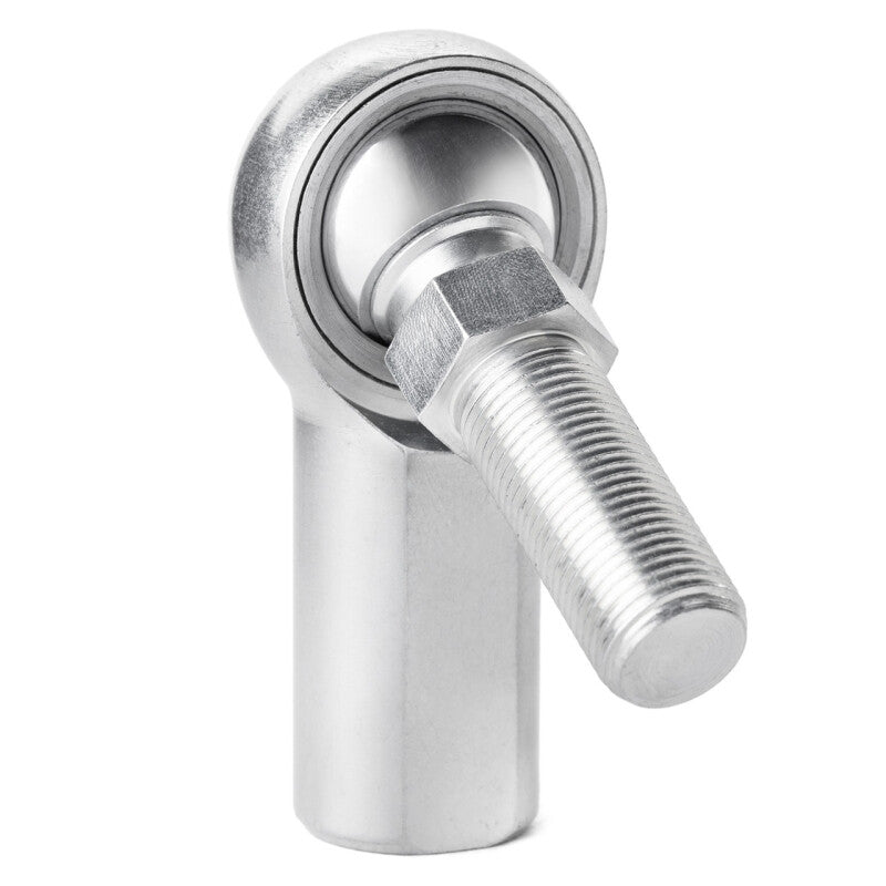 QA1 K Series 3-Pc Rod End - Female/Right Hand - .19in Bore x 3/16-24 w/Stud - Carbon Steel w/PTFE