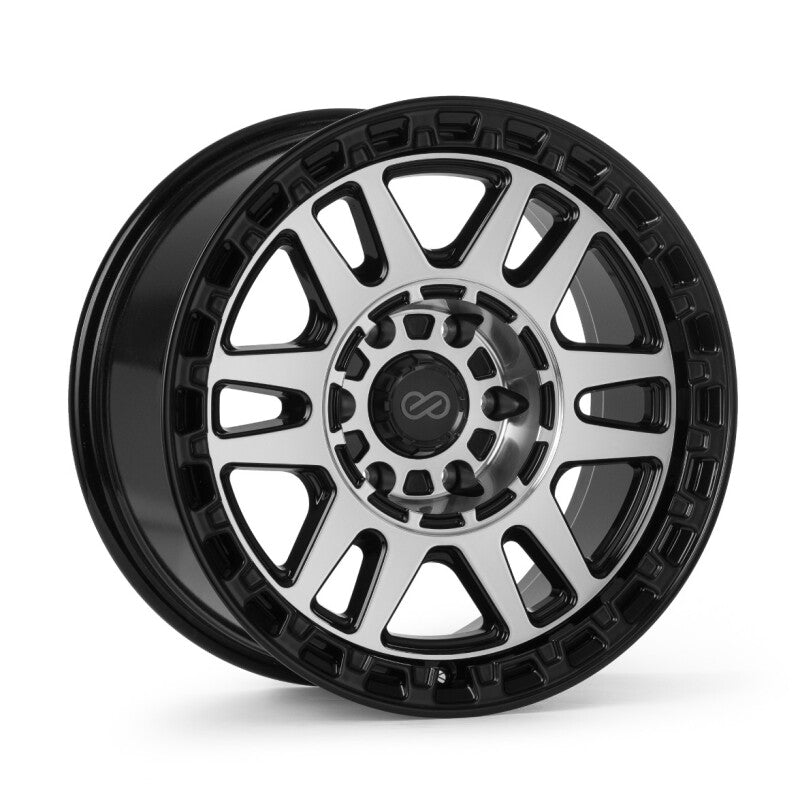 Enkei Trail-Tracker 17x8.5 / 6x135 BP / ET12 / 87.1mm Bore - Matte Black Machined Wheel
