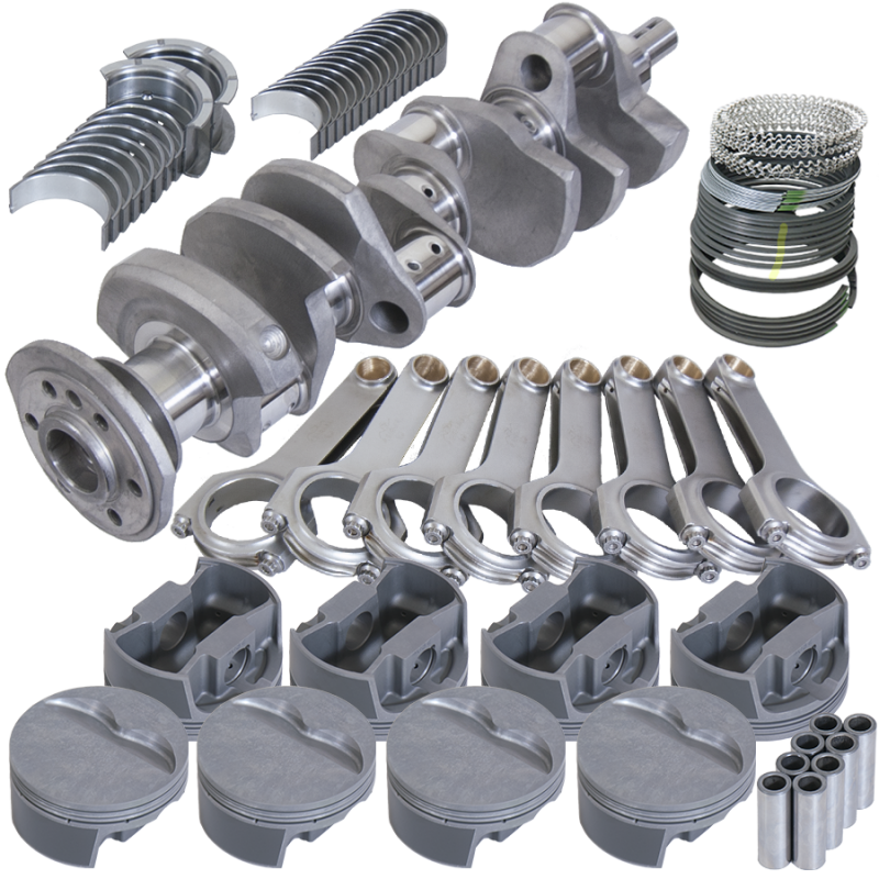 Eagle Chevy 350 3.750in Crank 6.000in H-Beam -5cc Flat Top 4.060in Pistons Rotating Assembly