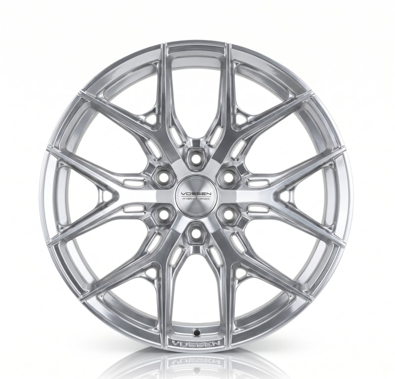 Vossen HF6-4 - 20x9 - 8x180 - ET0 - Super Deep Face - 124.3 - Silver Polished Wheel