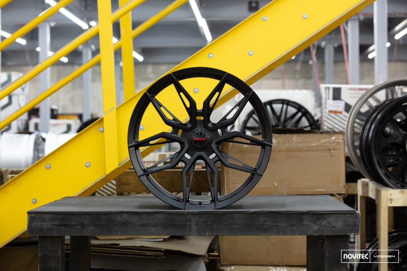 Vossen x Novitec NF11 21x9.5in - 5x114.3 BP - ET28 - Satin Black Ferrari SF90 Front Wheel