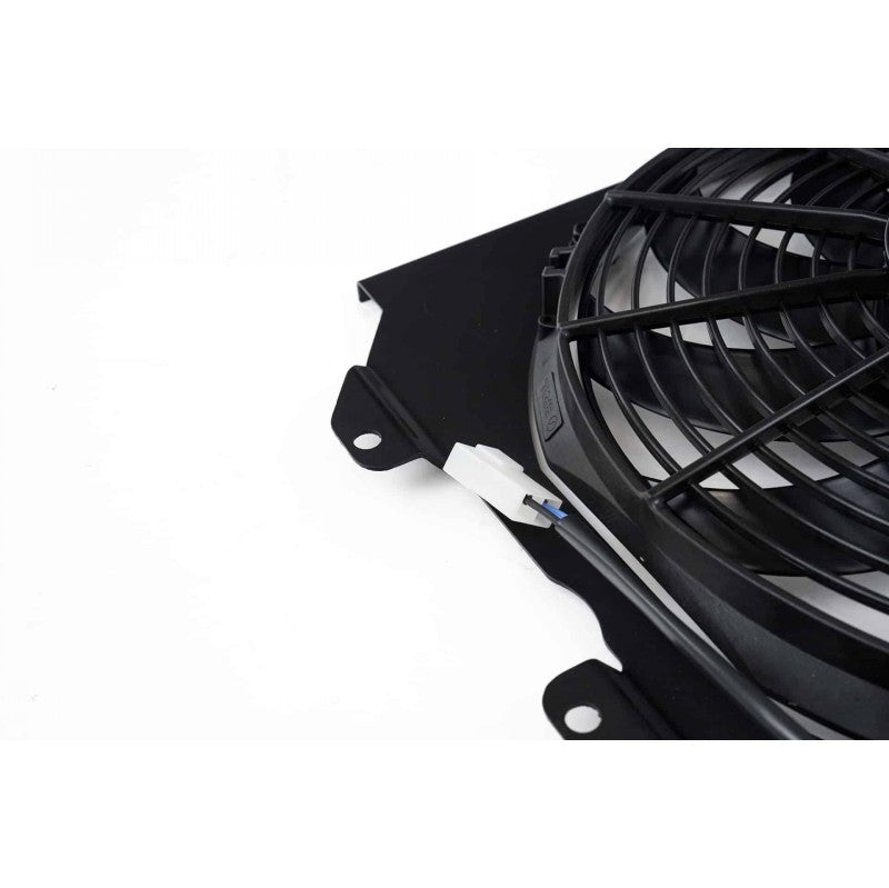 CSF 2858FB All Aluminum Fan Shroud with 12-inch SPAL Fan (black) for Radiator K-Swap CSF 2850K/2850KB Photo-3 