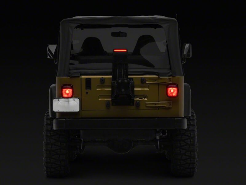 Raxiom 97-06 Jeep Wrangler TJ LED Third Brake Light- Smoked