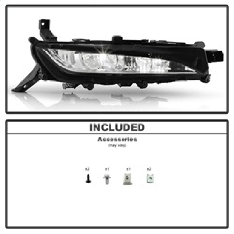Spyder Lexus RX350/RX350L/RX450H/RX450HL OEM LED Fog Lights - Right (FL-LRX20-LED-R)