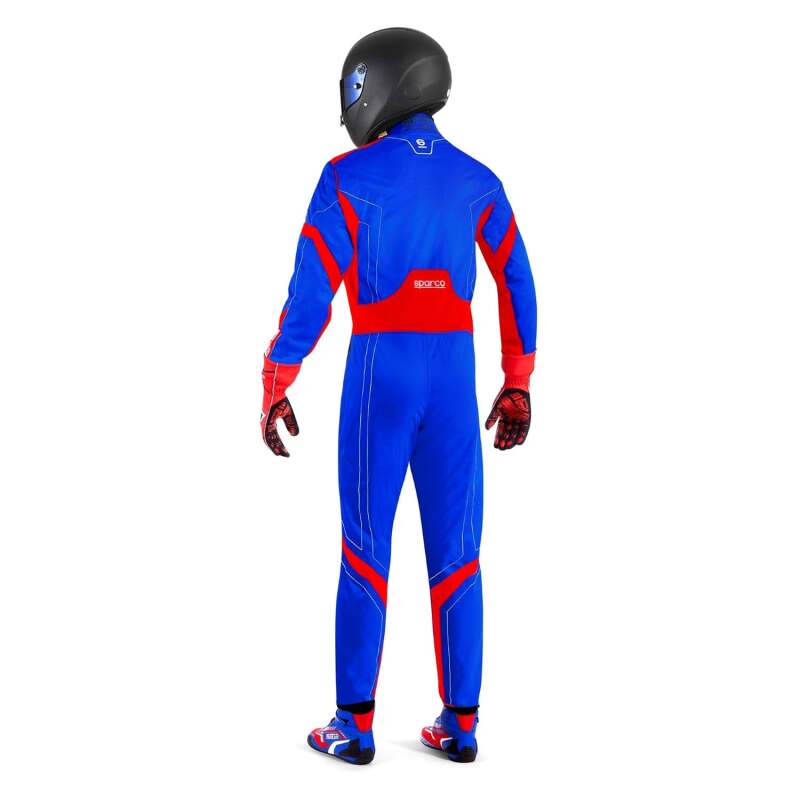 Sparco Thunder Racing Suit Blue/Red - Large