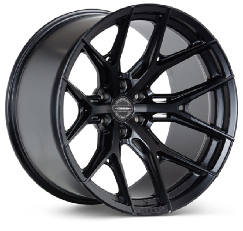 Vossen HF6-4 24X12 / 8x180 / ET44 / ULTRA DEEP / 124.3 - Satin Black