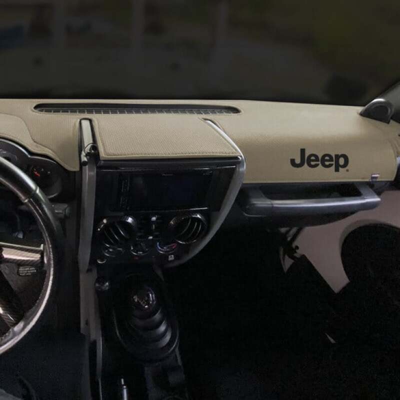 Covercraft 11-14 Jeep Wrangler (JK) w/o Light Sensor Limited Edition Custom Dash Cover w Jeep Logo