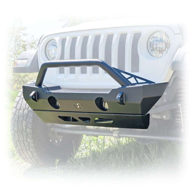 Turn Offroad 07-25 Jeep JK/JL/JT Front Bumper w/ Bolt-On Bull Bar & Skid Plate