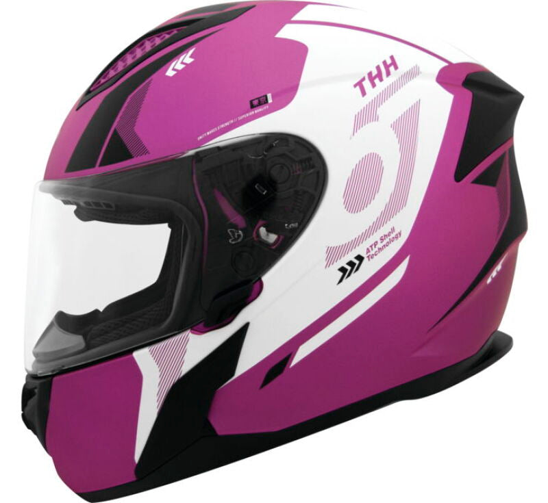 THH Helmets T810S Hayate Metallic Pink/White - 2XL