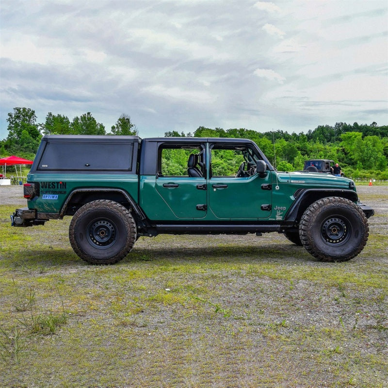 Westin EXP Truck Cap COMPLETE KIT A + BS (20-23 Jeep Gladiator) - Black