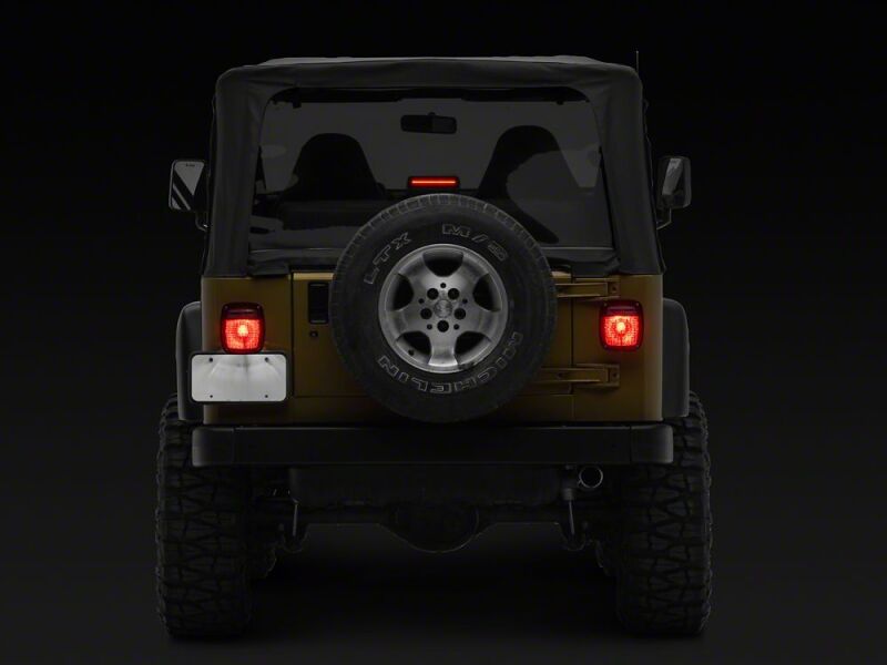 Raxiom 97-06 Jeep Wrangler TJ LED Third Brake Light- Smoked