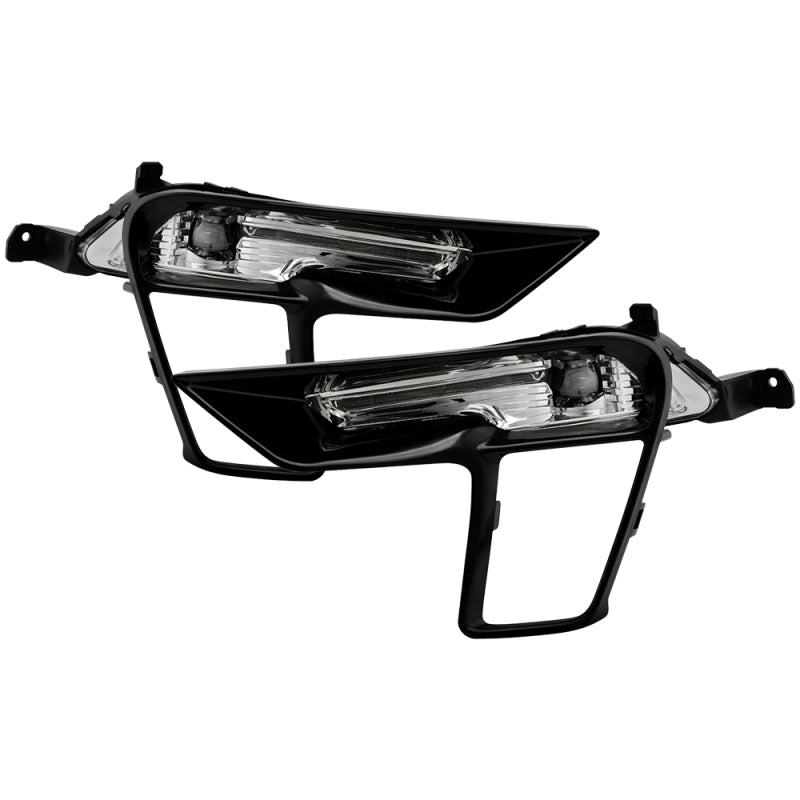 Spyder 18-19 Ford Explorer OEM Full LED Fog Lights w/Switch - Clear (FL-FEXP18-LED-C)