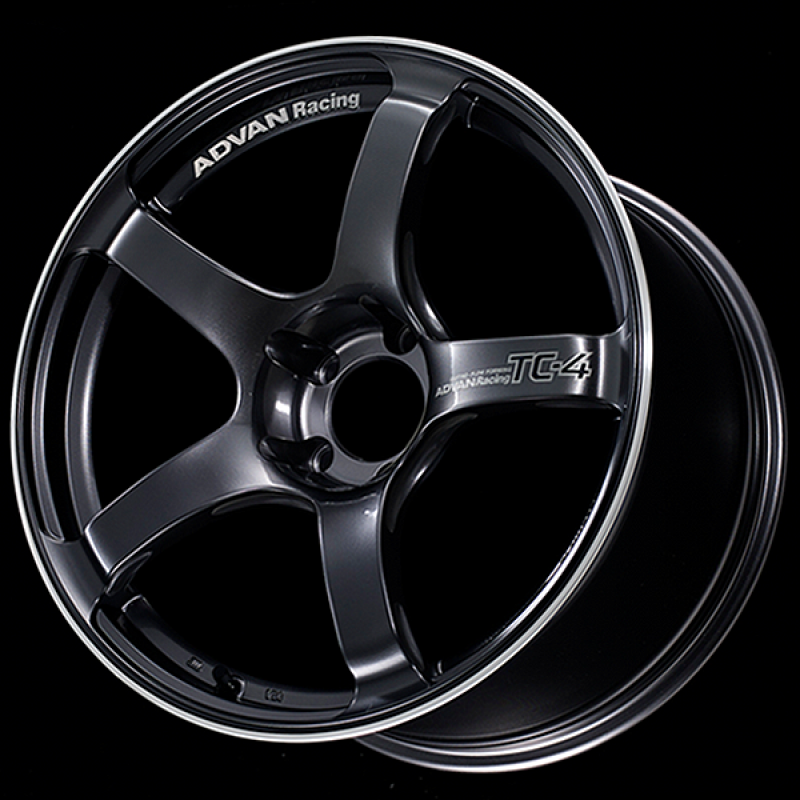 Advan TC4 16x8.0 / +35 Offset / 5x114.3 / 73mm Bore / Racing Gunmetallic and Ring