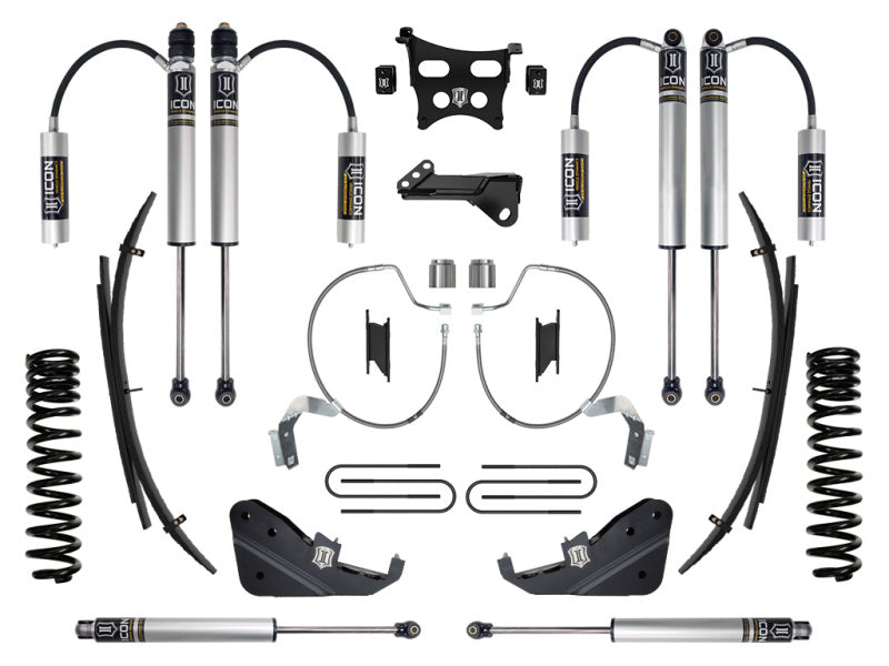 ICON 23 Ford F250/F350 4.5in Stage 2 Suspension System Gas w/ Expansion Packs