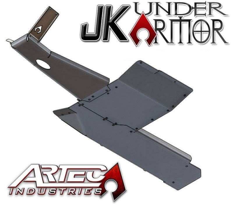 Artec Industries 07-18 Jeep Wrangler JK Under Armor - Two Door Bellypan Kit Model Year: 2012-2016