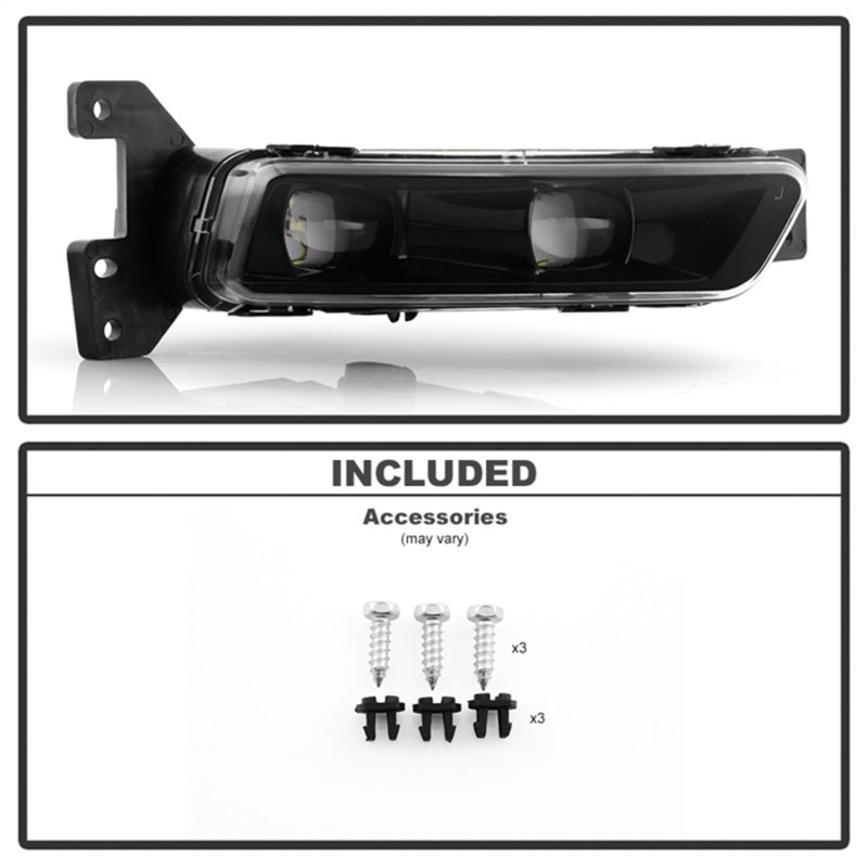 Spyder 17-21 Jeep Grand Cherokee SRT OEM LED Fog Lights - Right (FL-JGC17-LED-R)