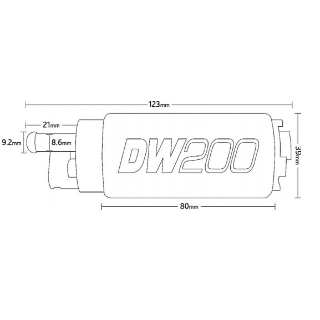 DEATSCHWERKS 9-201-0791 Fuel Pump 255lph Installation Kit for SUBARU WRX STi 1993-2007 Photo-2 