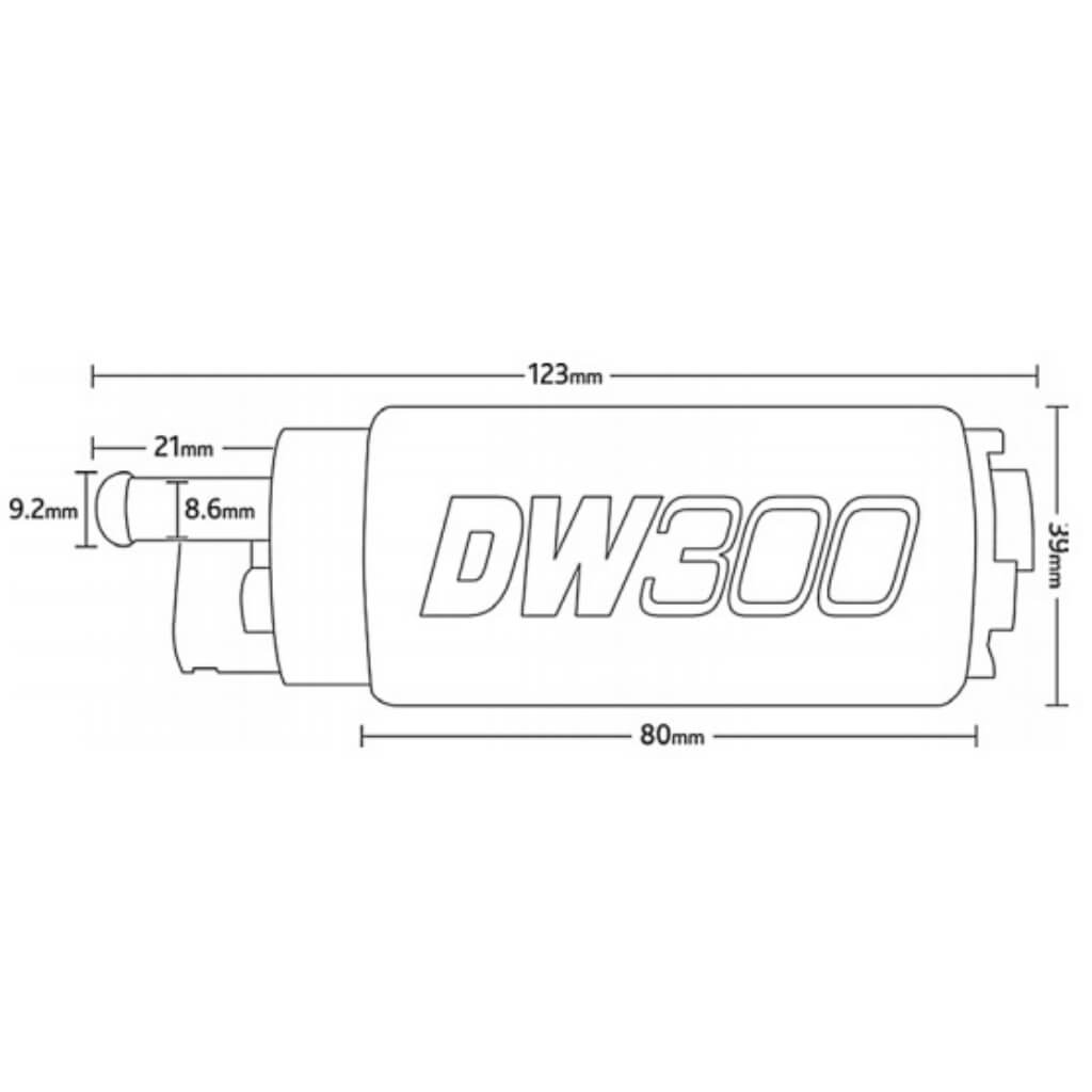 DEATSCHWERKS 9-301-0791 Fuel Pump 340lph With Install Kit for SUBARU WRX Sti 1997-2007 Photo-2 