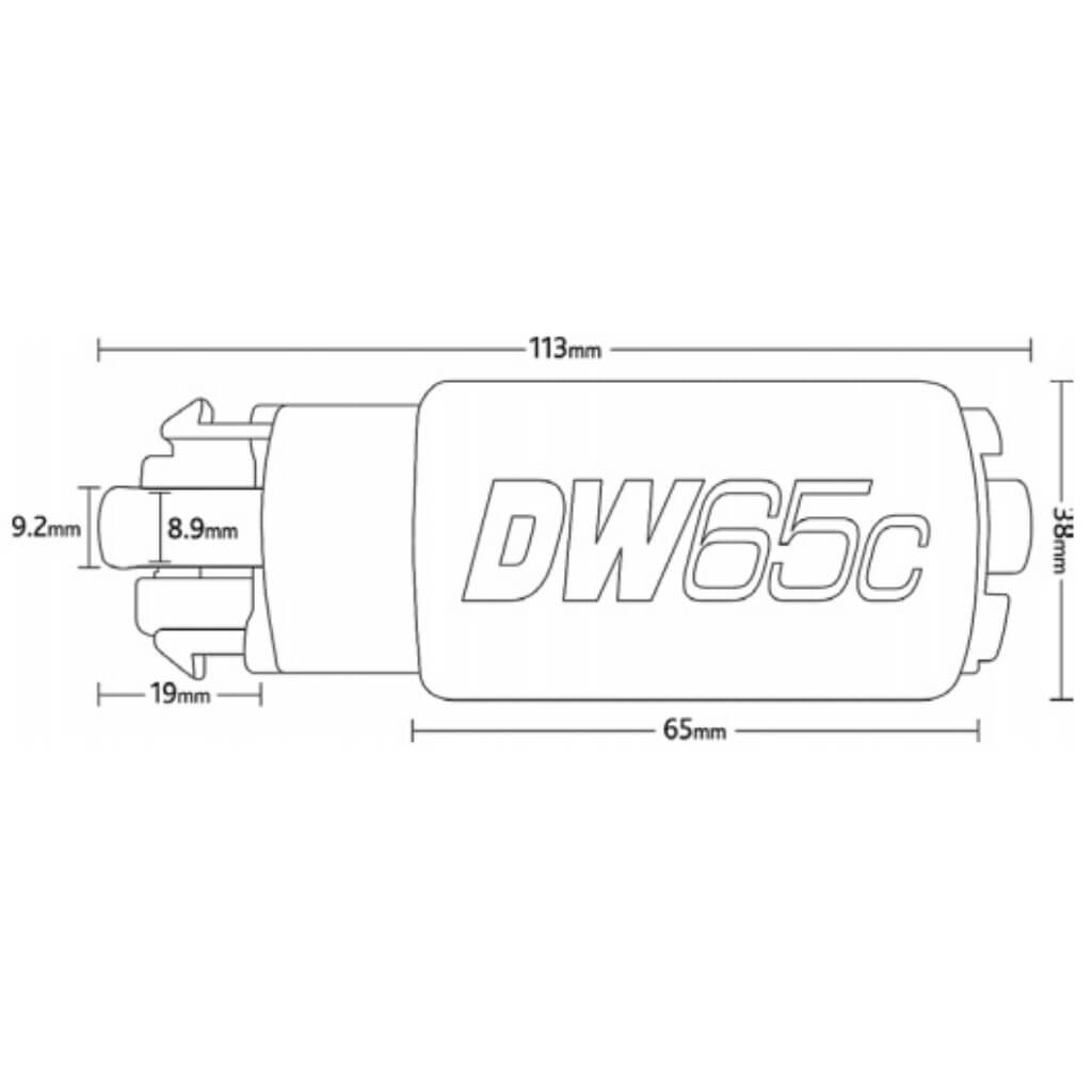 DEATSCHWERKS 9-651-1009 Fuel Pump 265lph with Installation Kit for MAZDA MX5 2006-2015 Photo-2 