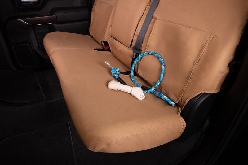 Covercraft 15-21 Ford Transit Polycotton SeatSaver Custom Third Row Seat Covers-Tan