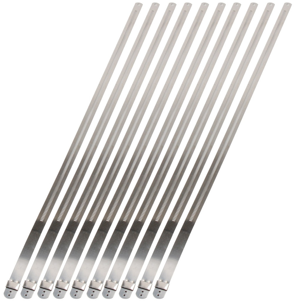 DEI 010213 Ties Positive Lock Stainless Steel 12mm x 20in (10 pc) Photo-1 