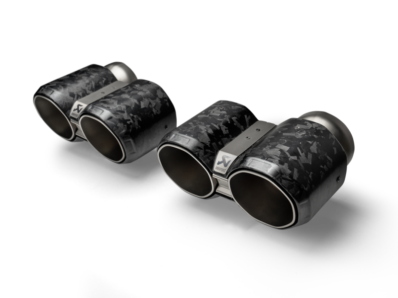 Akrapovic BMW M2 Coupe (G87) Tail Pipe Set - Chopped Carbon